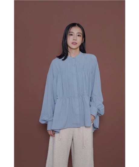 MANI ブラウス 藍染め前開きブラウス | ayanote's STORE