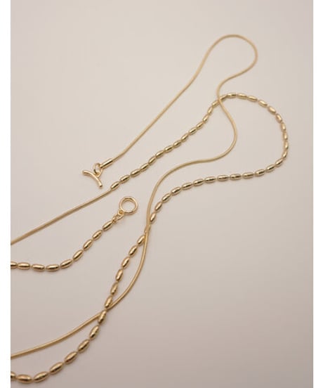 ﾛﾝｸﾞ2ﾁｪｰﾝﾏﾝﾃﾙﾈｯｸﾚｽ  0056-520SH / CHIGNON
