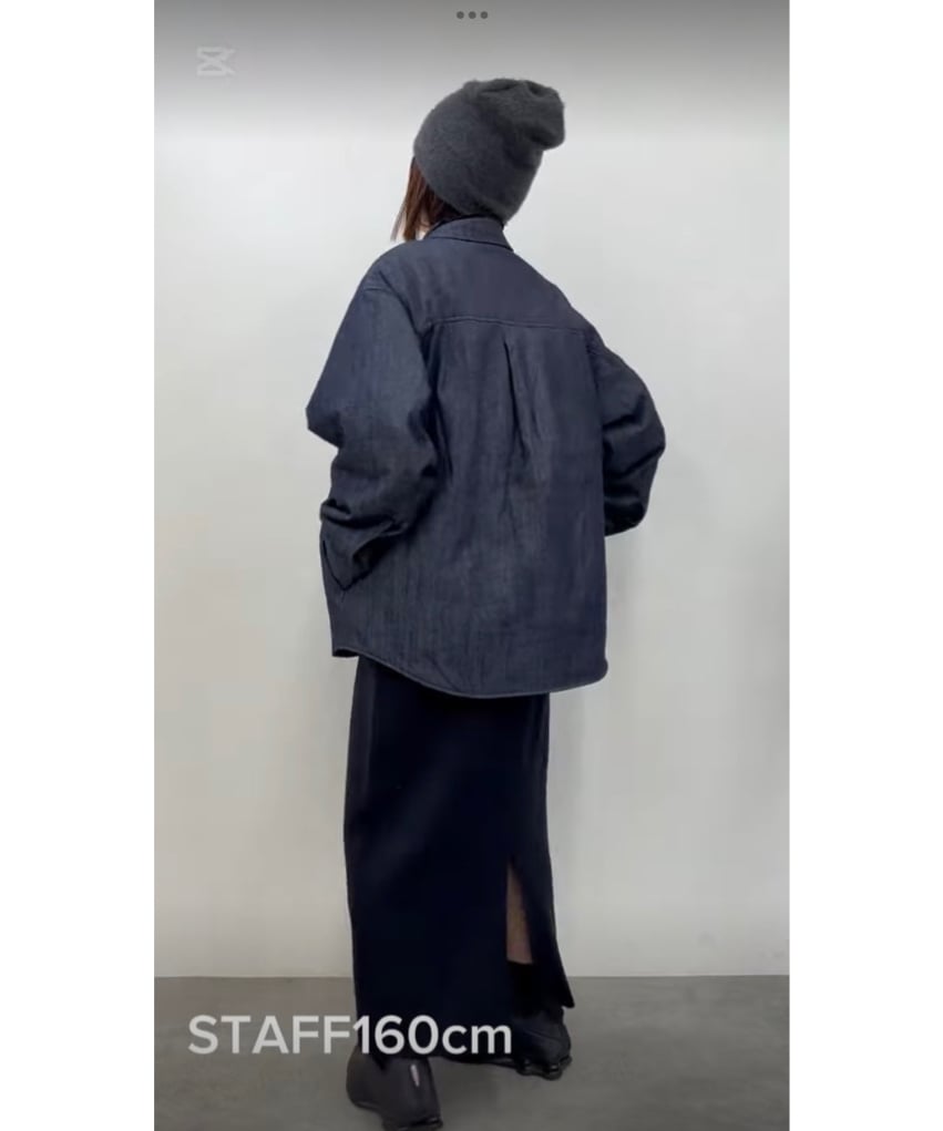 中綿デニムジャケット 552-84530 / CLOCHE | CALENDRIER onl