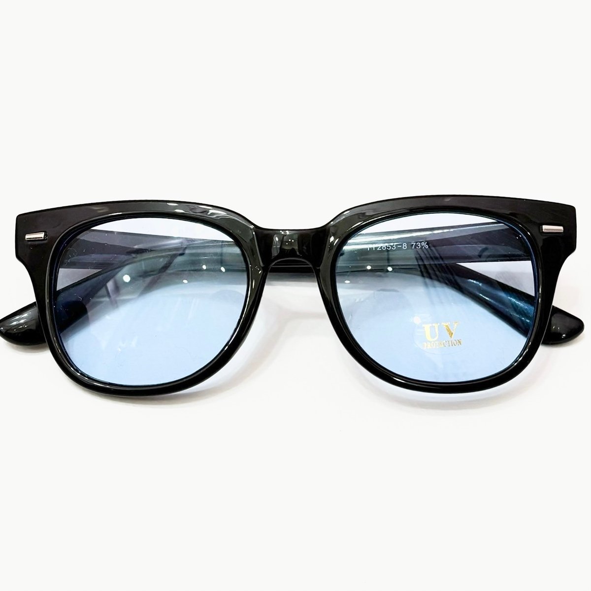 TY2853-8】カラーレンズサングラス(blue) | (me)