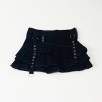 【B25155】ダメージフリルハトメスカート