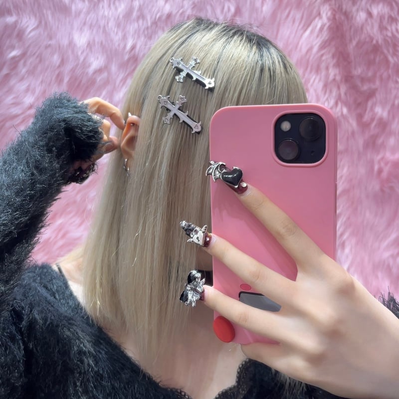 ケ*ト様 根付　髪留め　お多福　希少 Amazon.co.jp: Daisy Phone Grip ククシュゼット coucousuzette 携帯