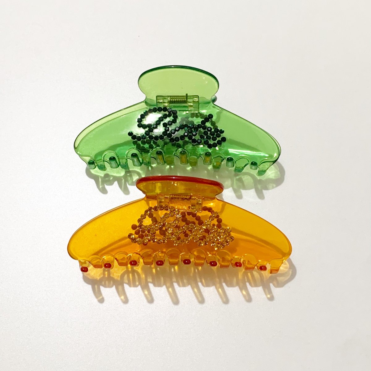 79-1017-209】“Babe”ストーンヘアクリップ(2colors) | (me)