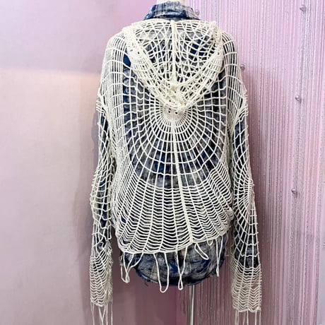 UNISEX【SK1336】ダメージ×クラッシュ チェック柄シャツ