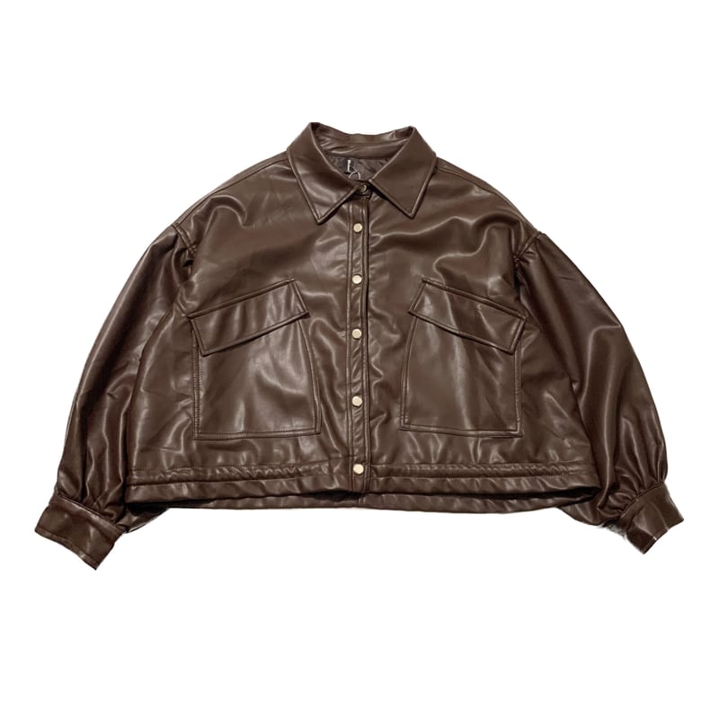 【新品未使用】BLATEボリュームスリーブツイルジャケット SLY | FRONT ZIP BOXY BZ-BE (デニムジャケット ) |SHEL'TTER