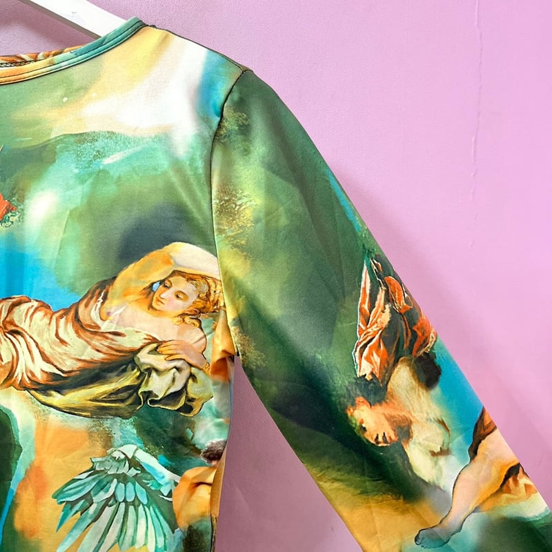 cop. copine アートプリント 長袖トップス cop. copine アートプリント 長袖トップス cop. copine アート