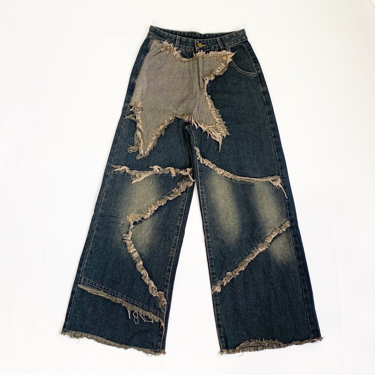 Y2K BLACKLIST MIXチェーンデジタルFAKEプリントデニム Y2K】BLACKLIST MIXチェーンデジタルFAKEプリントデニム