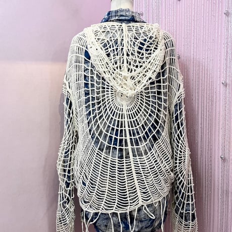 UNISEX【SK1336】ダメージ×クラッシュ チェック柄シャツ