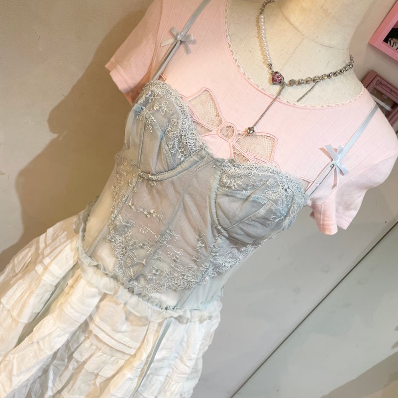 ガーター付シフォンビスチェ | Romantic Standard ロマンティック