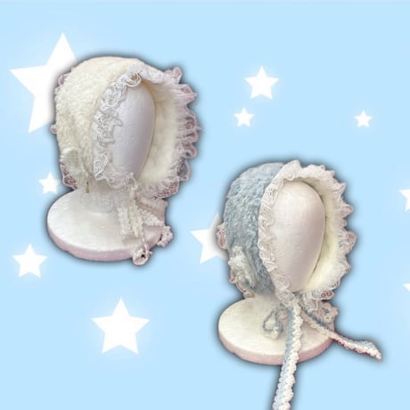 ふわふわスノーヘッドドレス