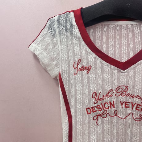 レーストラックロゴTシャツ