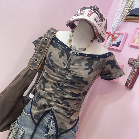 カモフラコードチビT
