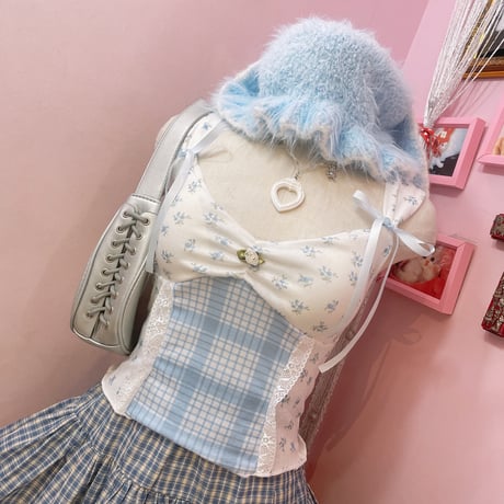 フラワーリボンビスチェ