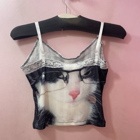 Angry cat キャミソール