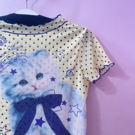 Kittyドットシアートップス