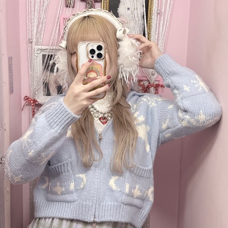 パンクベルトフェザーイヤーマフ