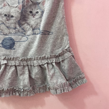 レトロkittyフリルベアトップ