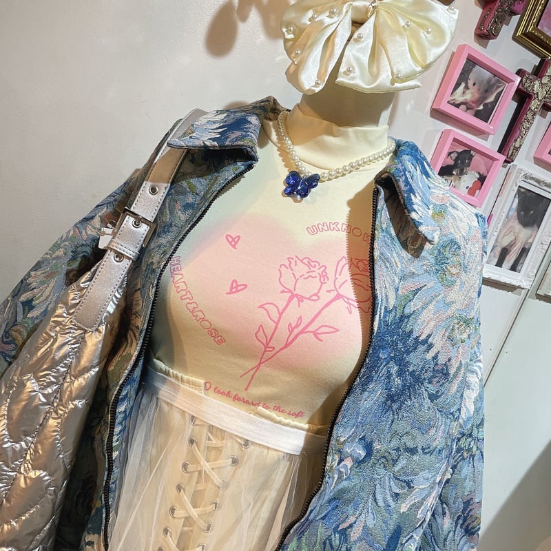 romanticstandard ゴブラン柄ブルゾン romanticstandard ゴブラン柄ブルゾン