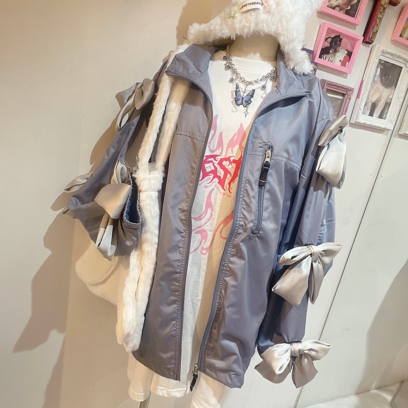 リボンスリーブシャカシャカブルゾン | Romantic Standard