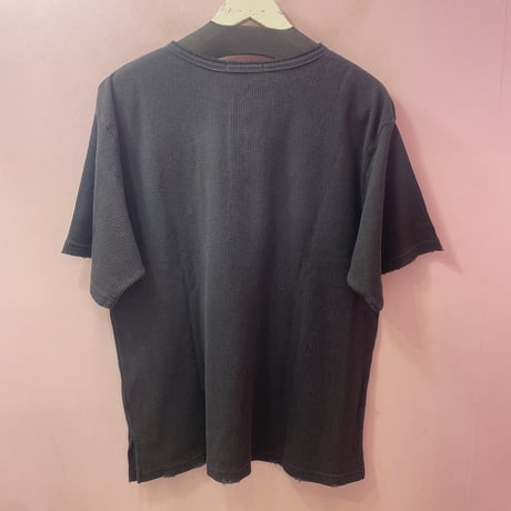 クロス刺繍サーマルTシャツ