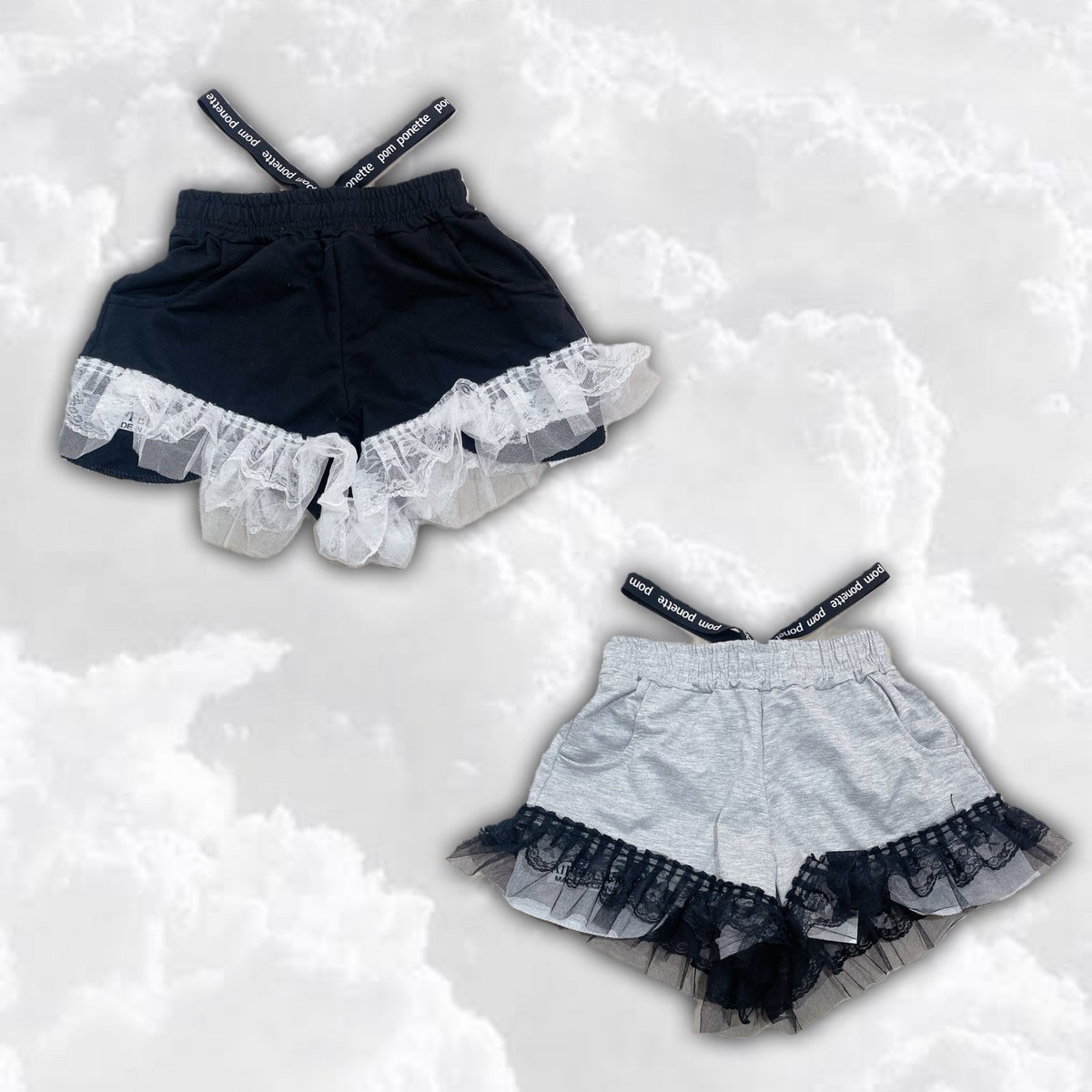 ロゴテープスウェットフリルショートパンツ | Romantic Standard