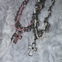 クロスロープチェーンネックレス