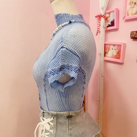 ナポレオンプリーツトップス
