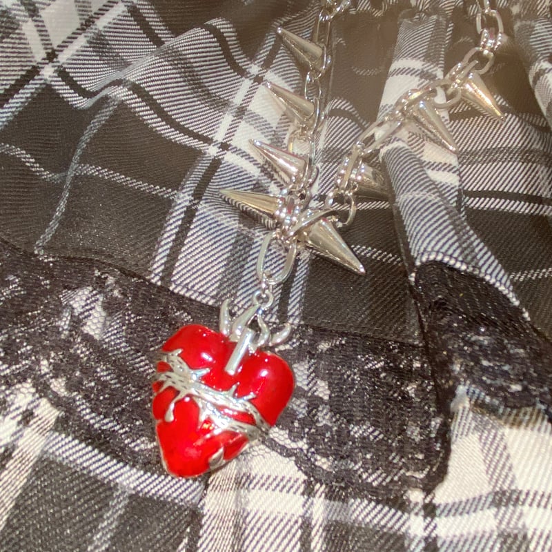 コラソンハートトゲトゲネックレス | Romantic Standard