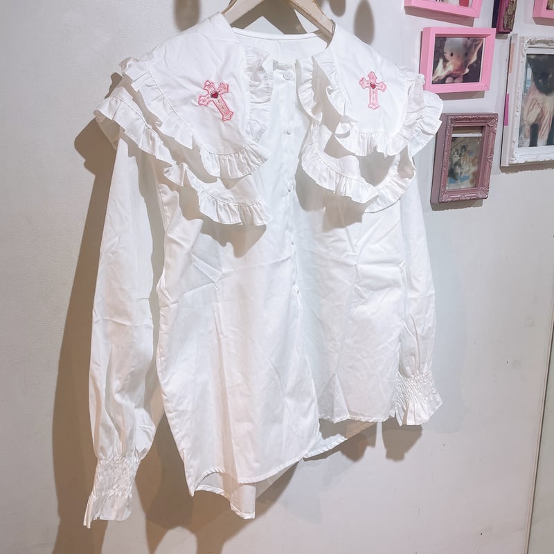 roku♡ロク♡セーラーカラーブラウス 6（ロク）の「＜6(ROKU)＞COTTON SAILOR COLLAR BLOUSE/ブラウス