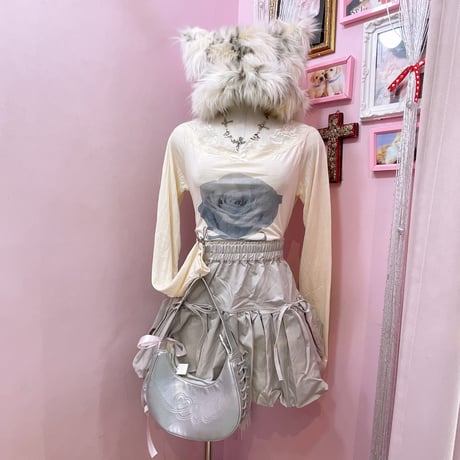 Roseレースオフショルカットソー