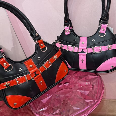 クロス☆レザー2wayバッグ