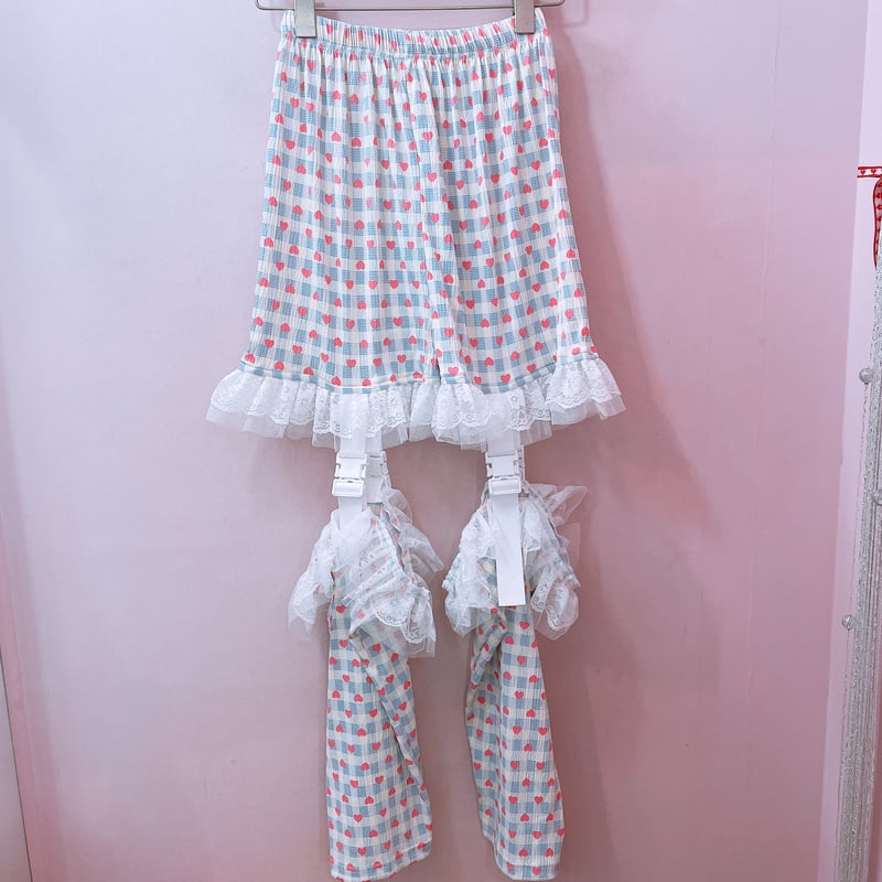 ♡チェックセパレートフリルパンツ | Romantic Standard