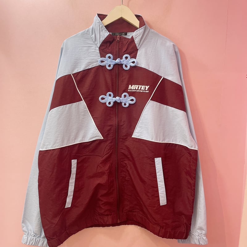 チャイナボタン配色ナイロンジャケット | Romantic Standard