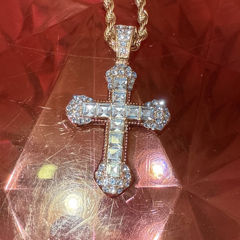 クロスビジューカラーネックレス | Romantic Standard ロマンティック