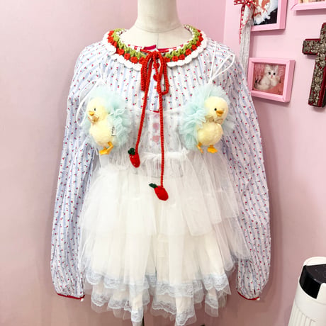Animal シアーフリルビスチェ