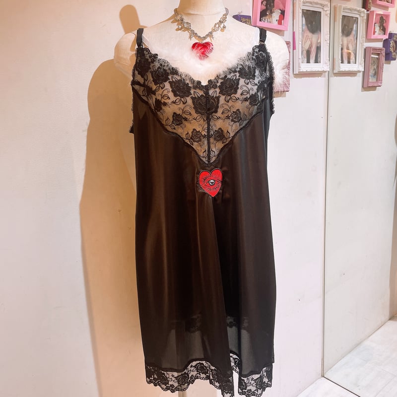 ♡Eye刺繍ランジェリーキャミワンピ | Romantic Standard