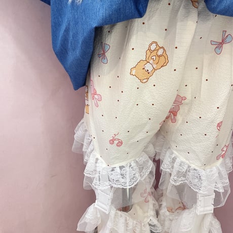 ファンシーアニマルセパレートフリルパンツ