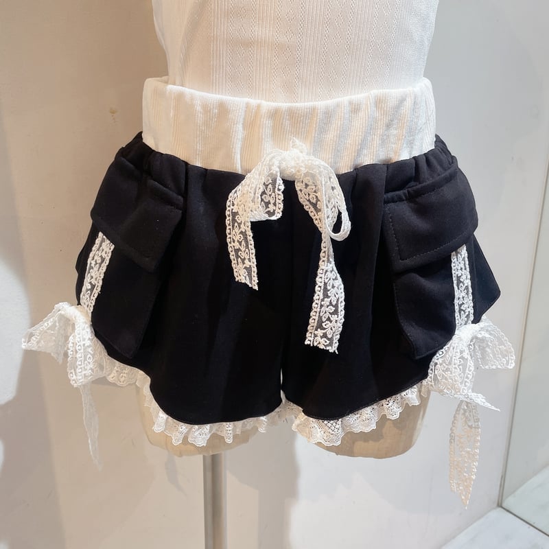 MARS マーズ　レース　リボン　ショートパンツ MARS マーズ レース リボン ショートパンツ BOTTOMS|地雷系