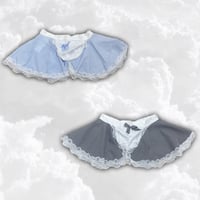 ギンガムチェックミニエプロン
