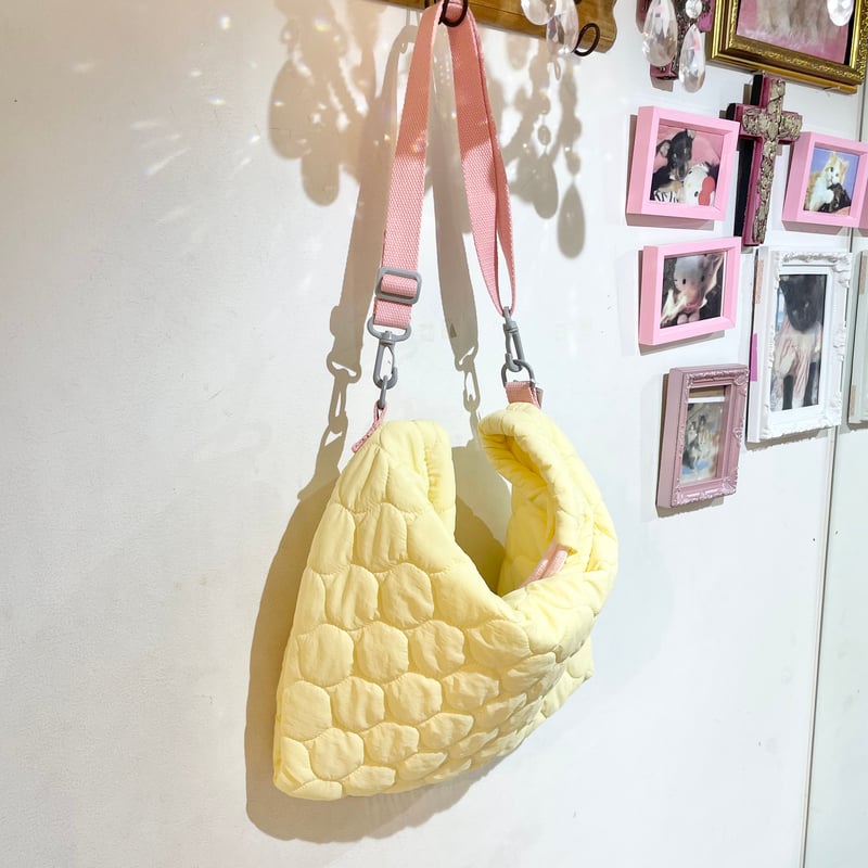 ★ハンドメイド★ ミニチュア 2wayキルティングバッグS レッド ドール用 キルティング風型押し2WAYミニバッグ ハンドバッグ ショルダー