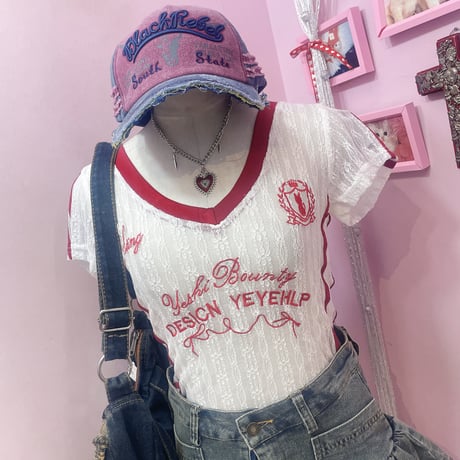 レーストラックロゴTシャツ