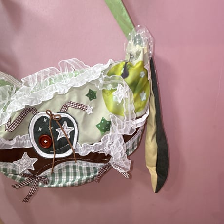 cute patchwork ショルダーバッグ