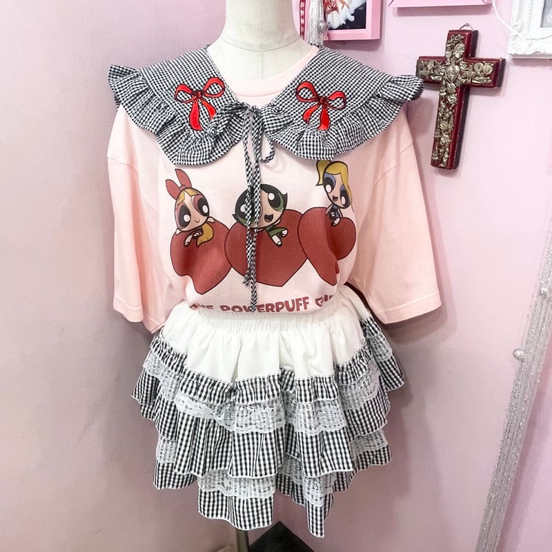 Ribbonチェックつけ襟 | Romantic Standard ロマンティックスタンダード