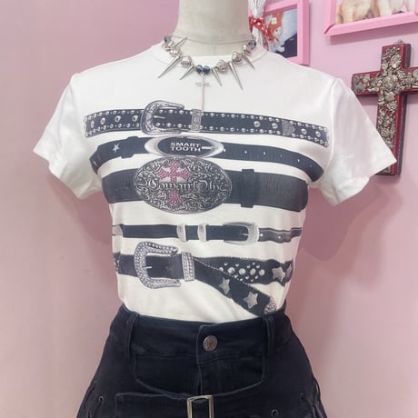 BeltプリントチビT