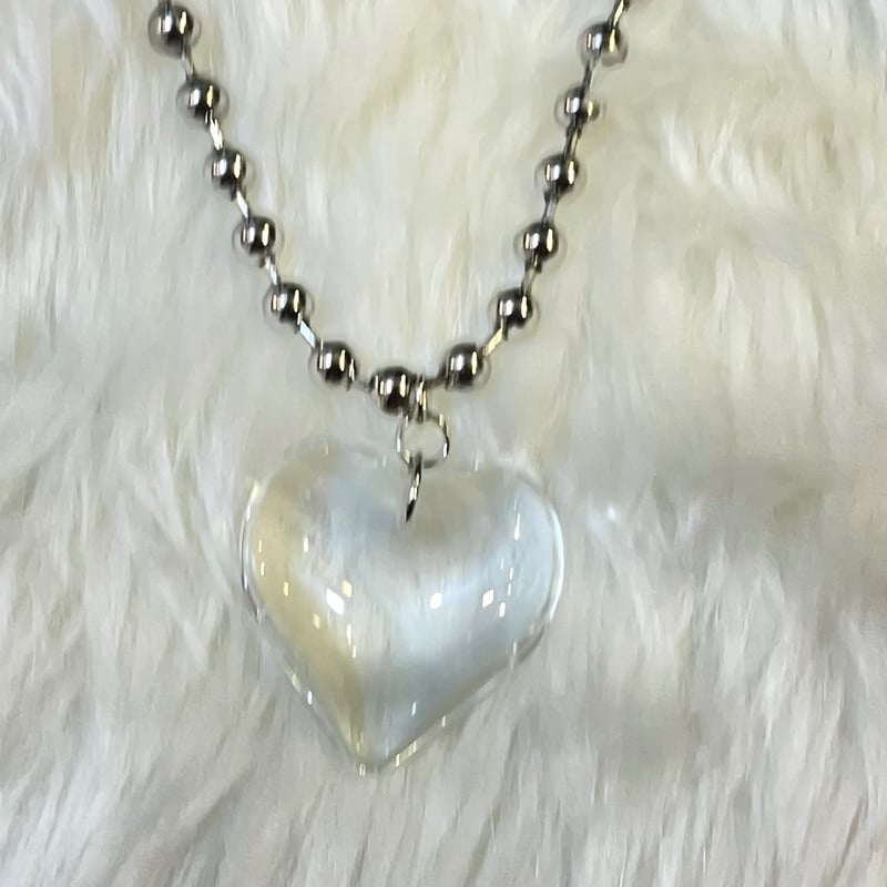 オーロラハートボールチェーンネックレス | Romantic Standard