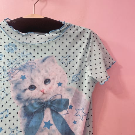 Kittyドットシアートップス