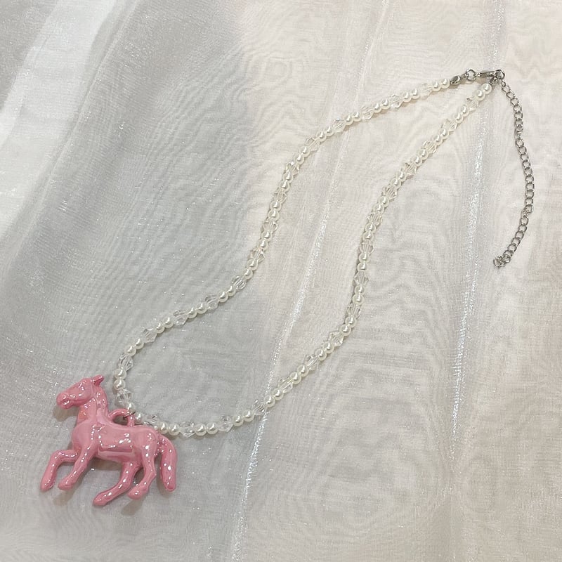 オーロラユニコーンビーズネックレス | Romantic Standard