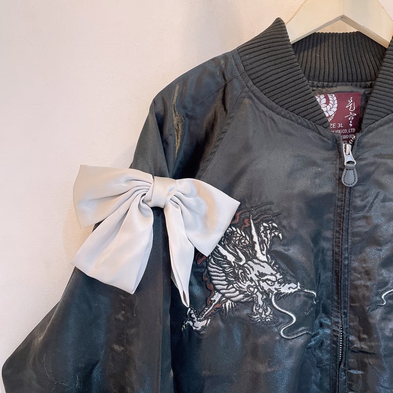 スカジャン リボン リボンスリーブスカジャン | Romantic Standard ロマンティック