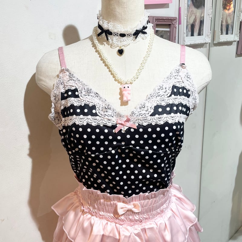 【新品・未使用】MARILYNMOON ビーズモチーフタフタキャミソール Amazon.co.jp: [Mqyzhx] セクシー スリップ ベビードール