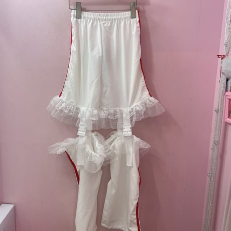配色ラインセパレートトラックパンツ